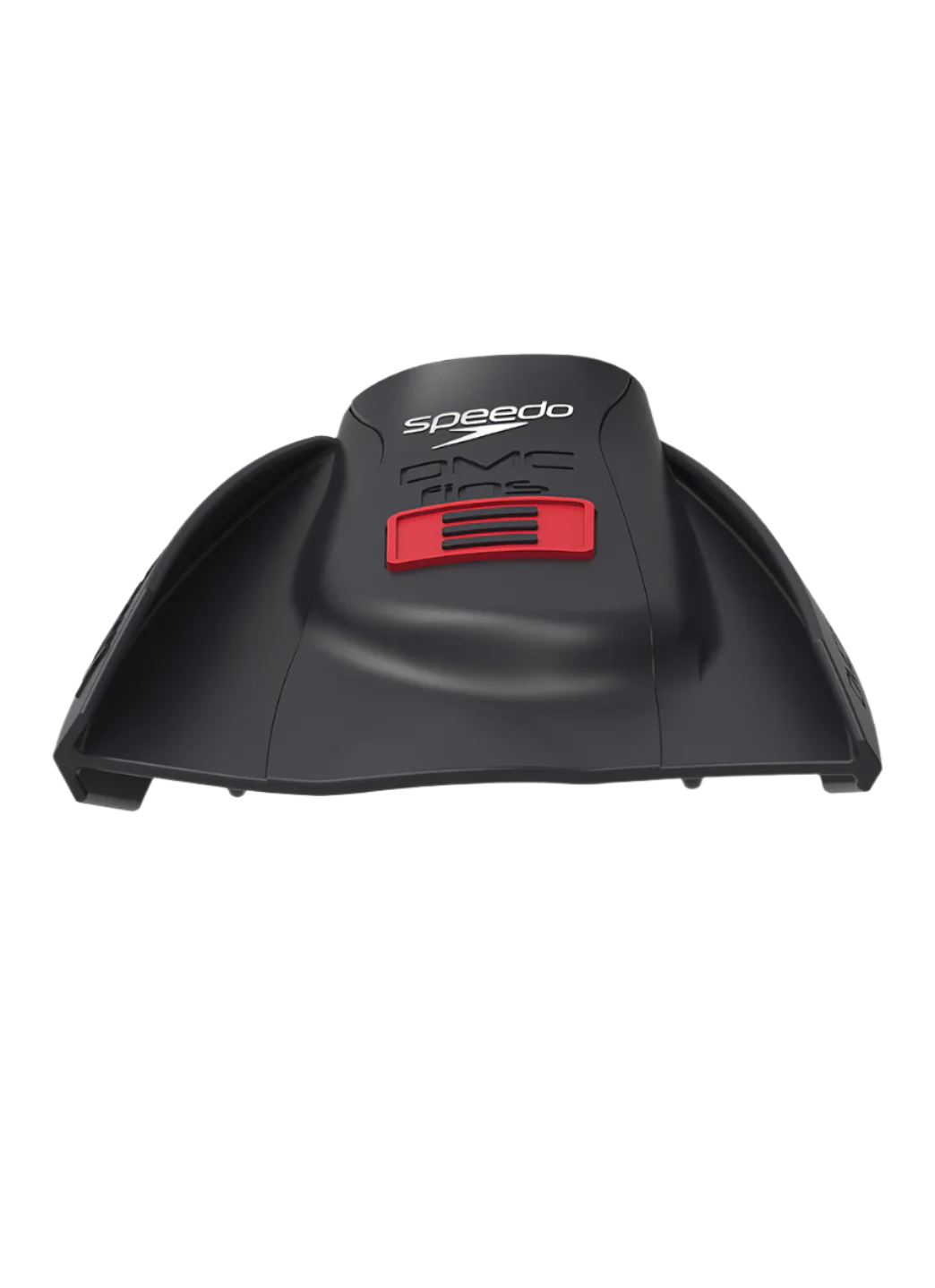Speedo X DMC Elite Max Fin - Anthracite Black/Red - Front view