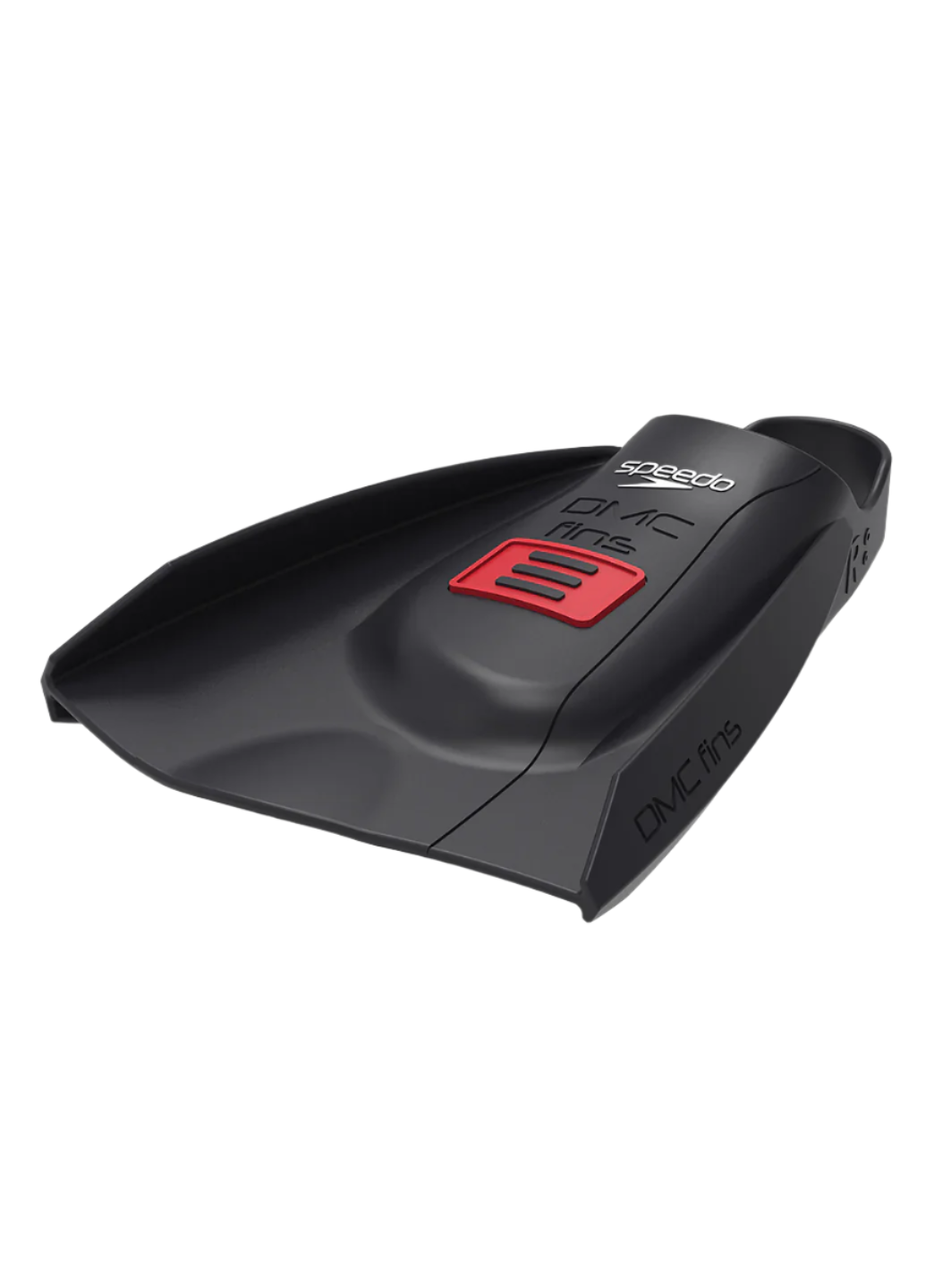 Speedo X DMC Elite Max Fin - Anthracite Black/Red - Top angle view