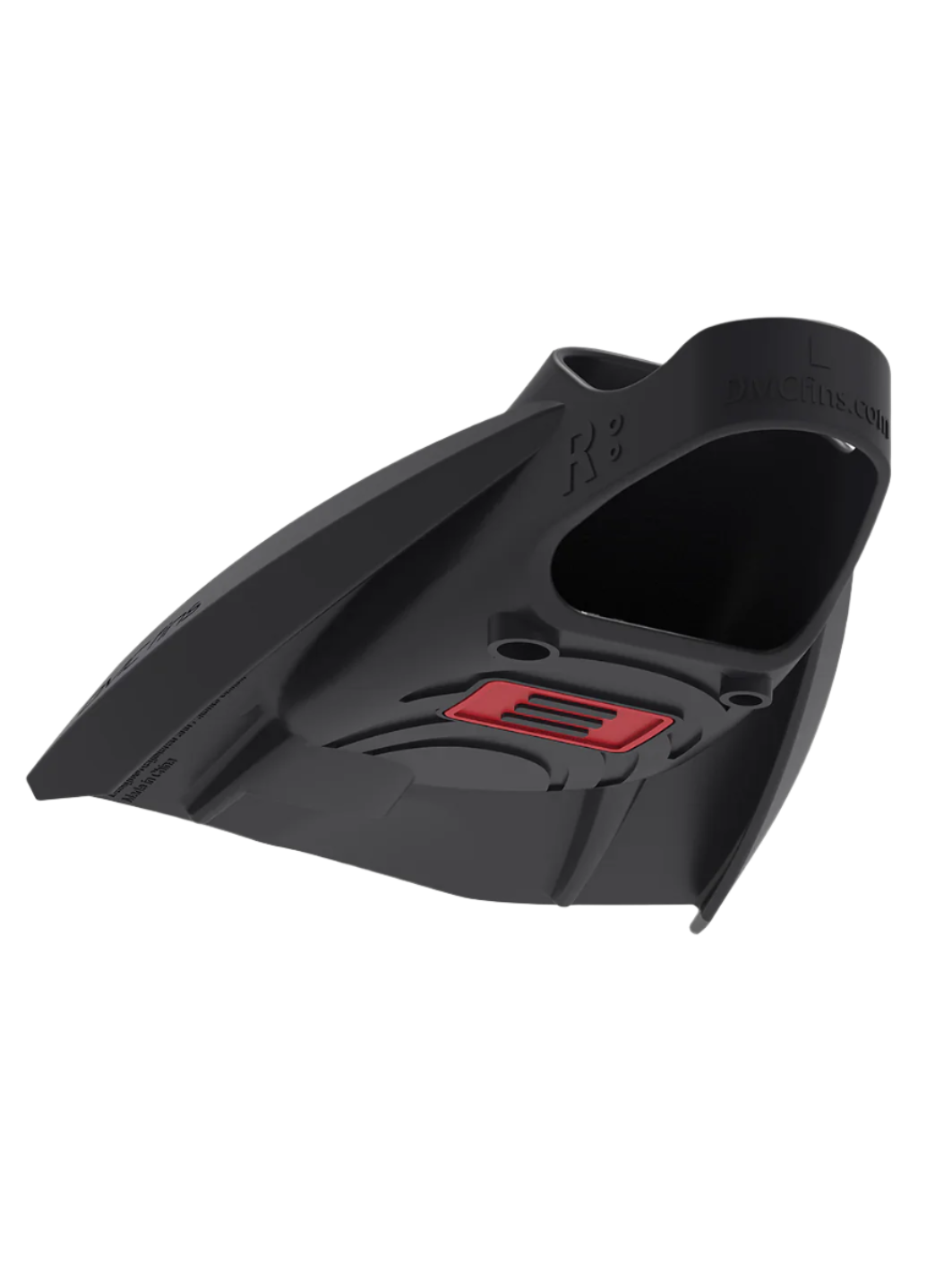 Speedo X DMC Elite Max Fin - Anthracite Black/Red - Underneath
