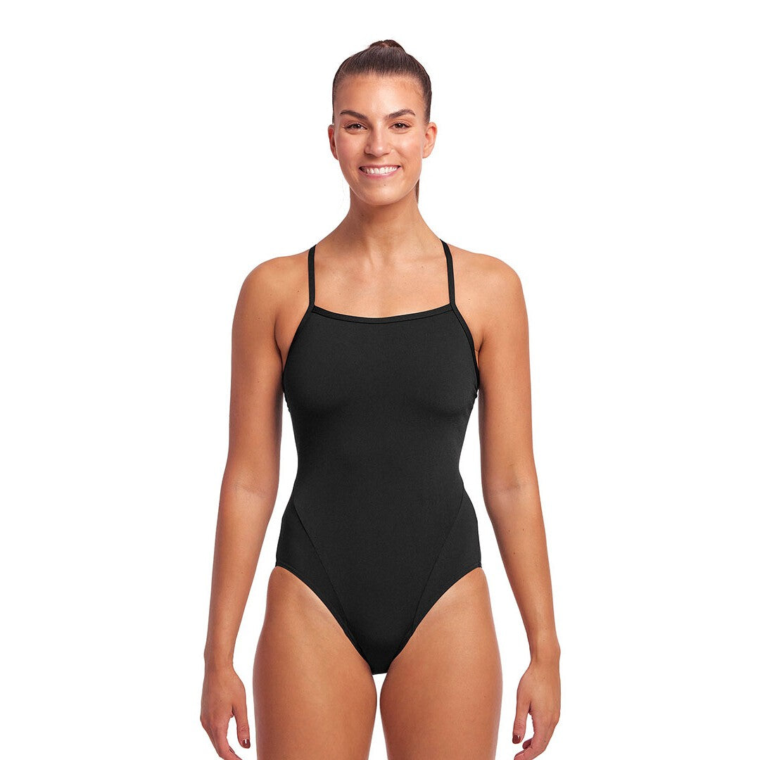 Funkita Still Black Ladies Single Strap One Piece