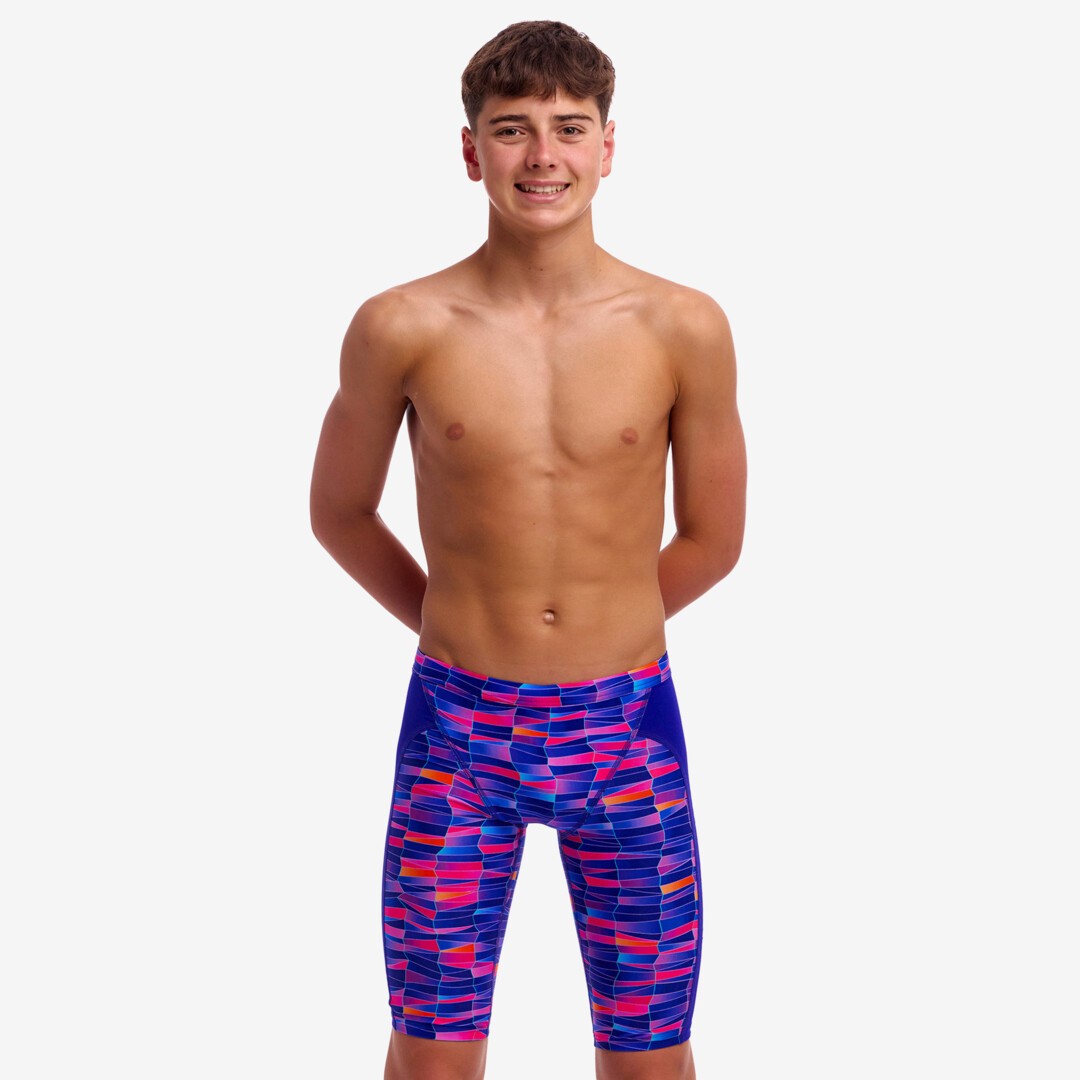 Funky Trunks Warped Waves Boy's Training Jammers