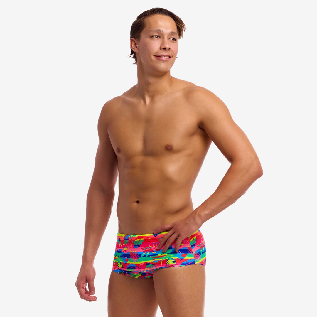 Funky Trunks Free Foliage Men's Sidewinder Trunks – Race Ready Swim
