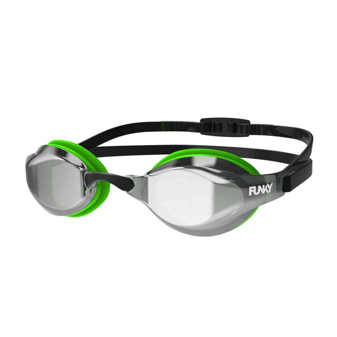 Funky Green Team XT Machine Mirror Goggle
