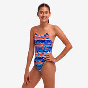 Funkita Forever Fossil Girl's Single Strap One Piece