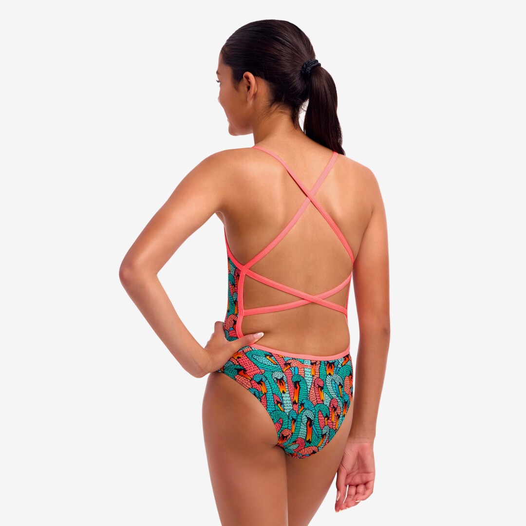 Funkita Swan See Swan Girl's Strapped In One Piece