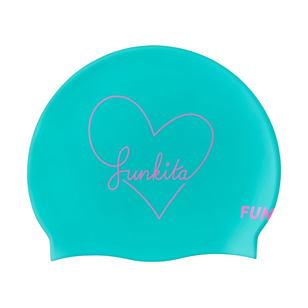 Funkita Love Too Seamless Silicone Swimming Cap