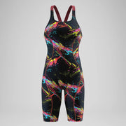 Speedo Fastskin HyperSpark Printed Openback Kneeskin