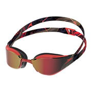 Speedo Fastskin Hyper Elite Mirror Goggle - Autumn Red/Smoke/Crimson Royal