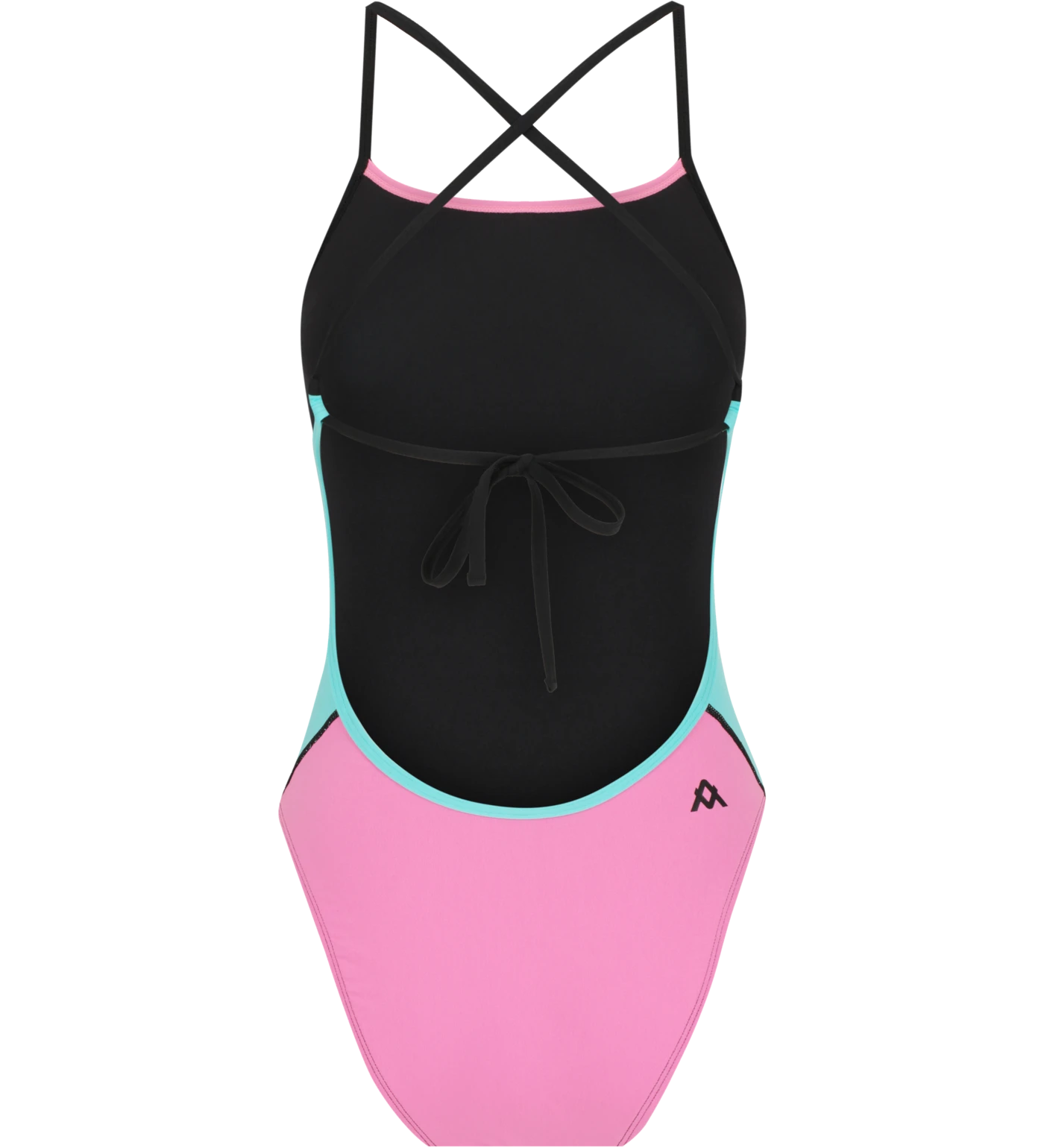 Amanzi Cotton Candy swimsuit with criss-cross back design