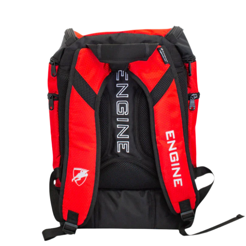 Engine backpack pro - Red - Back View