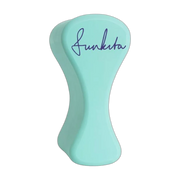 Turquoise swimming Pull Buoy with 'Funkita' branding