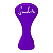 Purple swimming Pull Buoy with 'Funkita' branding