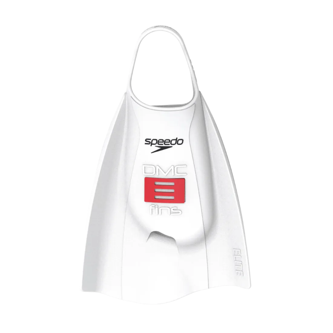 Speedo X DMC Elite Fin - White / High Risk Red - Top view