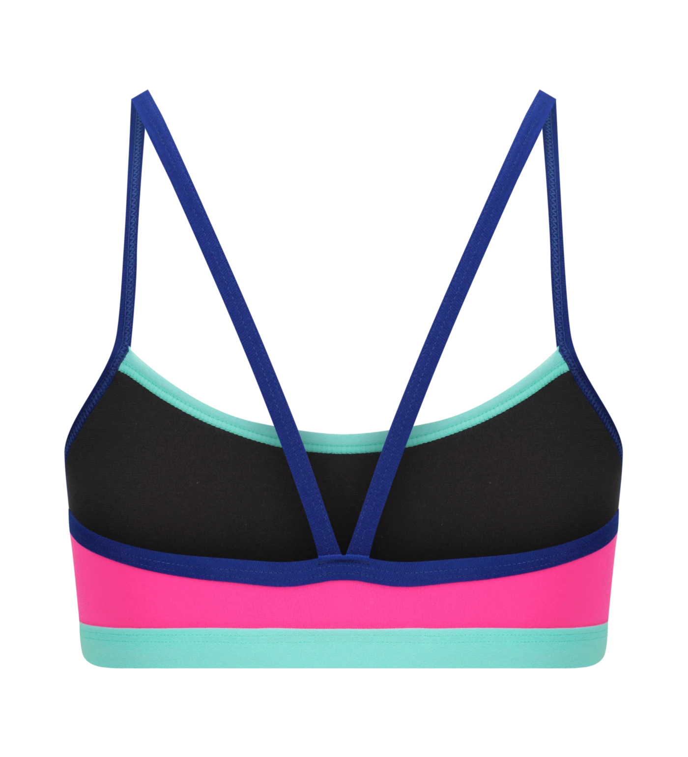Pink Rosette Amanzi Bikini Top back
