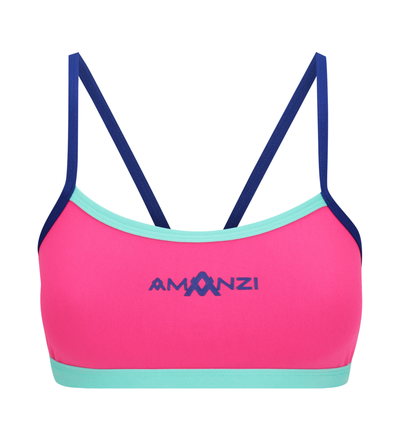 Pink Rosette Amanzi Bikini Top
