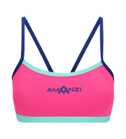 Pink Rosette Amanzi Bikini Top