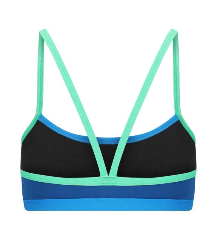 Blue Seaglass Amanzi Bikini Top