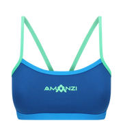 Blue Seagrass Amanzi bikini top