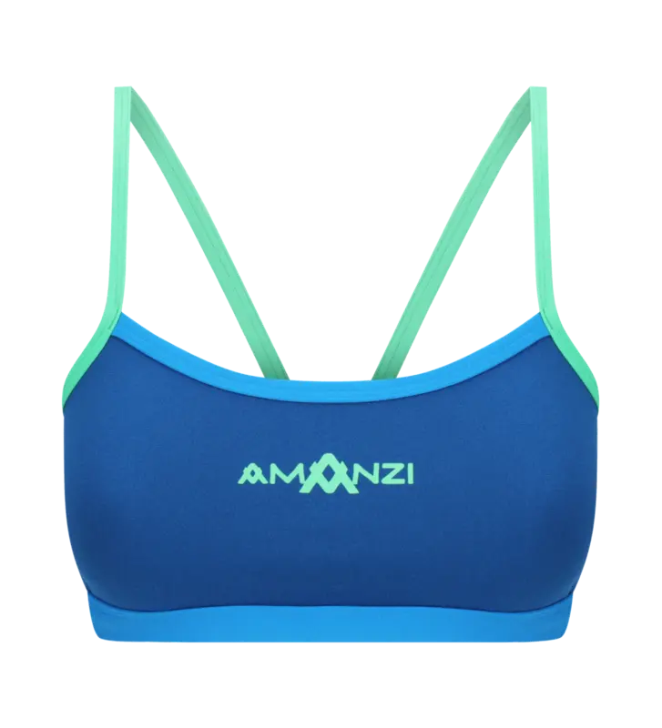 Blue Seagrass Amanzi bikini top