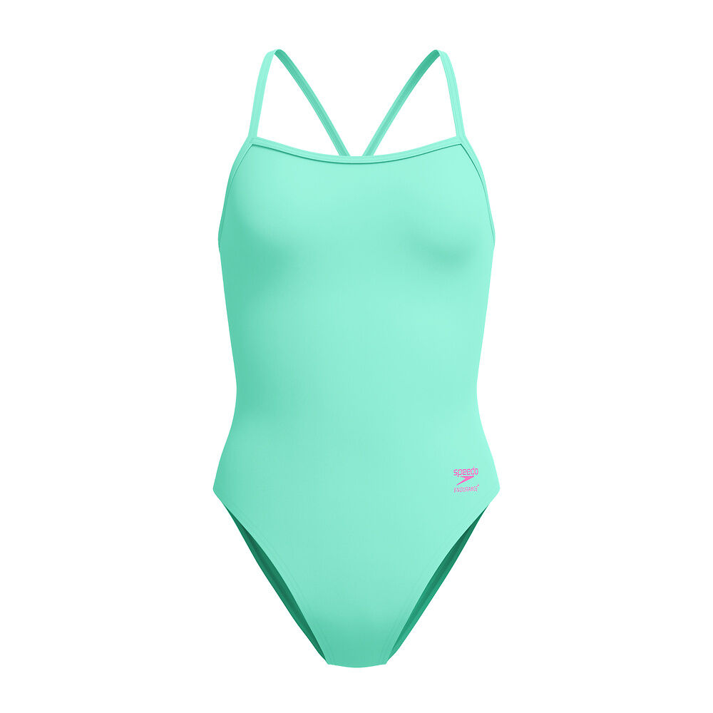 Speedo Solid V-Back 2.0 One Piece - Aqua Breeze