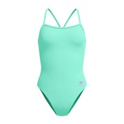 Speedo Solid V-Back 2.0 One Piece - Aqua Breeze