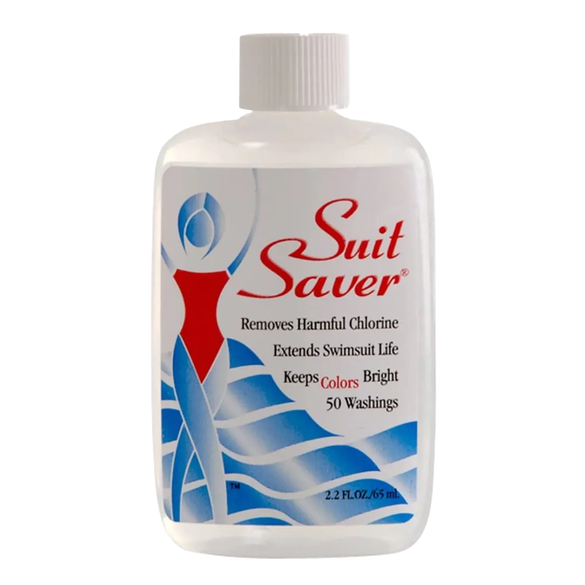 Small bottle of suit saver chlorine remover